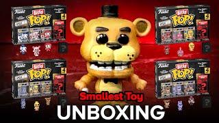 The World's Smallest FNAF FIVE NIGHTS AT FREDDY'S Funko Pop | Unbox FNAF Bitty Pop Toy Figure Review