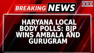 Breaking News: BJP Set To Sweep Haryana Local Body Polls; Jolt to Congress In Hooda Stronghold