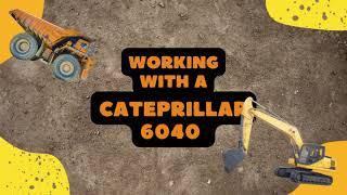 Huge Caterpillar 6040 Excavator Loading Terex Dump Truck | POV Operator in Mud