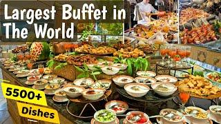 Biggest Buffet in the World with 5500+ dishes | Las Vegas | Best & Biggest All you can eat Buffet