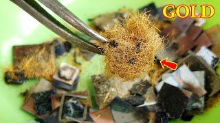 How to Process Electronic Waste Into Gold Extract gold from computer cpu