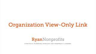 Organization View-Only Link