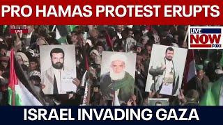Pro Hamas protest erupts in Yemen, Israel to invade Gaza Strip | LiveNOW from FOX