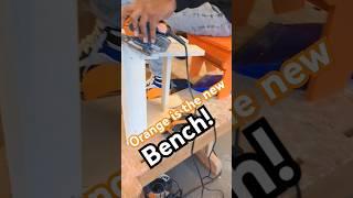 Working on a BENCH sitting on a BENCH standing on a WORKBENCH #shorts