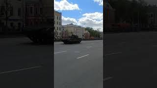 День Победы 9 мая 2025 г. Москва. Военная техника на Садовом кольце после  парада. Фрагмент 52
