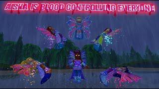 AISHA is BLOOD CONTROLLING EVERYONE ?!!! Enchanted Winx Roblox