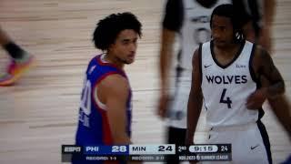 Technical fouls on T-Wolves' Dillingham, Nix, & 76ers' Bona in NBA summer league