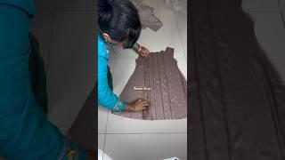 Beautiful Frock Design 2025 | Easy Cut & Simple Sew | umbrella #shorts #cutitng #frock #sew#fashion