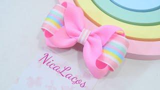 Laço Boutique embutido #pap #papdelacos #diy #bow #ribbon