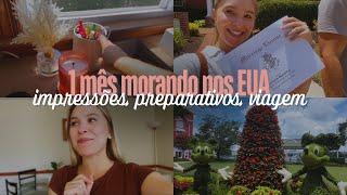 1 MÊS MORANDO NOS EUA (impressões, updates da casa, preparativos pro casamento e viagem)