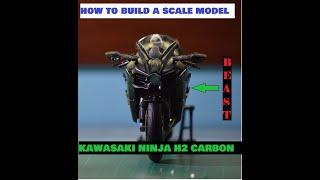 Kawasaki Ninja H2R - Tamiya 1/12 - Motorcycle Scale Model Build