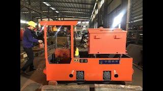 china 2.5ton mining battery locomotive parameters and operation video