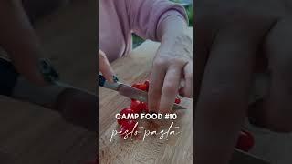 If you like camp food, try pesto pasta #camping #campingfood #camprecipes #campingrecipes #camping