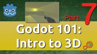 Godot 101: Intro to 3D (part 7): First-person Character