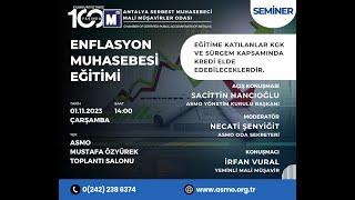 Enflasyon Muhasebesi Semineri - ASMO - 01.11.2023