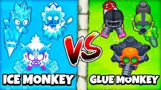 ICE Monkey vs GLUE Monkey in BTD 6!