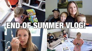 LAST WEEK OF SUMMER BREAK! | LARGE FAMILY MOM VLOG