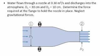 CVE 240 - Class 24 (Fluid Momentum in Nozzles) 26 April 2016