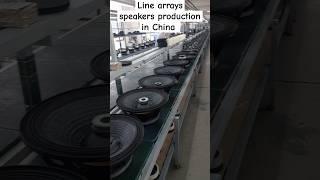 Line arrays speakers production in china part 1