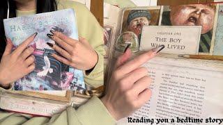 ASMR | Reading Until You Fall Asleep  (Clicky/Semi-inaudible Whispering)