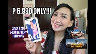 SAMSUNG GALAXY A10 - UNBOXING & FULL REVIEW (ML,PUBG,CAMERA,HEATING AND BATTERY)