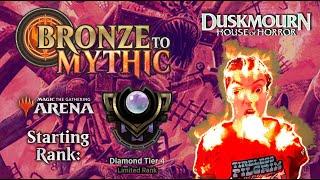  Bronze To Mythic: Episode 18 - Starting Rank: Diamond 4 - MTG Arena:  Duskmourn: House Of Horror