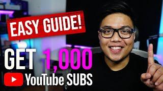 Getting your first 1,000 YOUTUBE SUBSCRIBERS: Youtube tips for BEGINNERS and STREAMERS (2021)