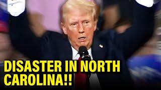 UH OH! Trump FREAKS OUT in NC Speech OVER KAMALA