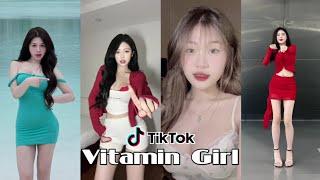 TikTok Gái Xinh| Vitamin Girl Nhảy Đú Trends Cực Hot  TikTok