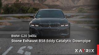 Stone Exhaust B58 Eddy Catalytic Downpipe on BMW G20 340ix  [Sound clips and test drive]