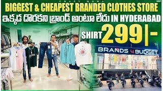 Cheapest& biggest branded clothes store in Hyderabad/ brands for budget / first time in Hyderabad/