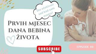 Prvih mjesec dana s novorođenčetom (što bebi treba / kako se igrati / na što paziti / babyhandling)