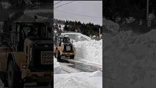 City loader blower widening street