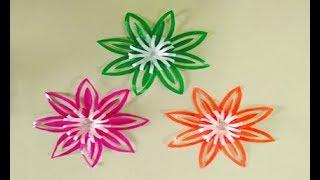 DIY paper snowflake 2 - How to make snowflake step by step