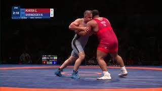 GOLD GR - 130 kg: G. PORTER (USA) v. B. KARIMZADEH (IRI)