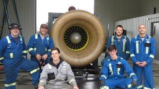Ship Propulsion Jet Engine Run
