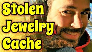 Stolen Gold & Silver Jewelry CACHE Found Metal Detecting in the Woods