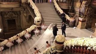 Tonight's fairytale wedding at Opera garnier, Paris !