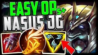 NASUS JUNGLE SCALING IS CRAZY! - How to Play Nasus Jungle & CARRY Low Elo - Season 14