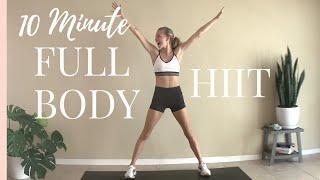 10 MIN HIIT | BURN CALORIES - FULL BODY | Nina Elise Yoga & Fitness