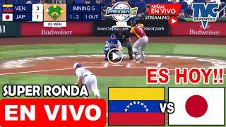 Venezuela vs. Japón en vivo, donde ver, a que hora juega Venezuela vs Japón Premier 12 WSBC 2024 hoy