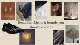 Small design brands, jewelry, Scandinavian & European brands you must know of (October Favourites)