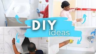 SMALL BATHROOM, BIG CHANGE: Affordable DIY Ideas  *MARATHON EDITION*