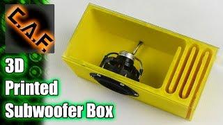 3D Printed Subwoofer Box - CarAudioFabrication