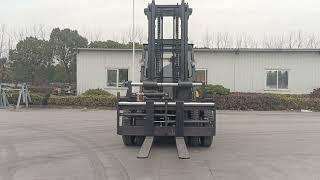 10ton diesel forklift with fork positioner