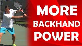 More One-Hand Backhand Power | POWER GENERATORS