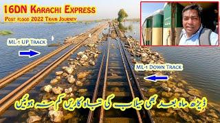 Karachi Express Train Journey After Flood 2022 | Sindh Is Still Under Water