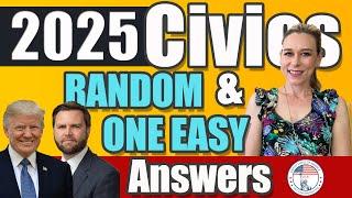 2025 U.S. Citizenship Official USCIS 100 Civics Questions 2008 version v3R2  Repeat TWICE