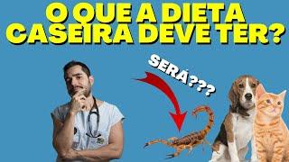 COMO FAZER uma Dieta Caseira (Alimentação Natural) Equilibrada (Balanceada) para Cachorros e Gatos!