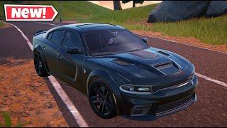 NEW DODGE CHARGER SRT HELLCAT Gameplay In Fortnite! (Fast & Furious)